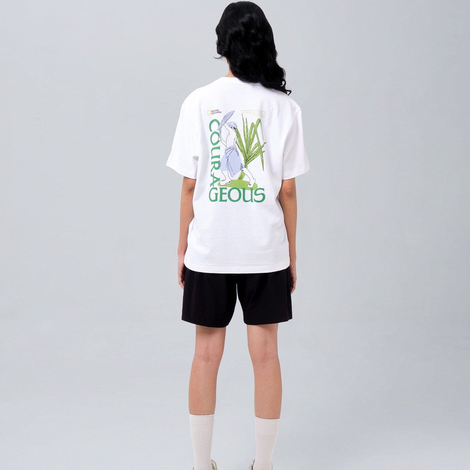 INDONESIA PANDAN BATTLE T-SHIRT (BASIC FIT) WHITE