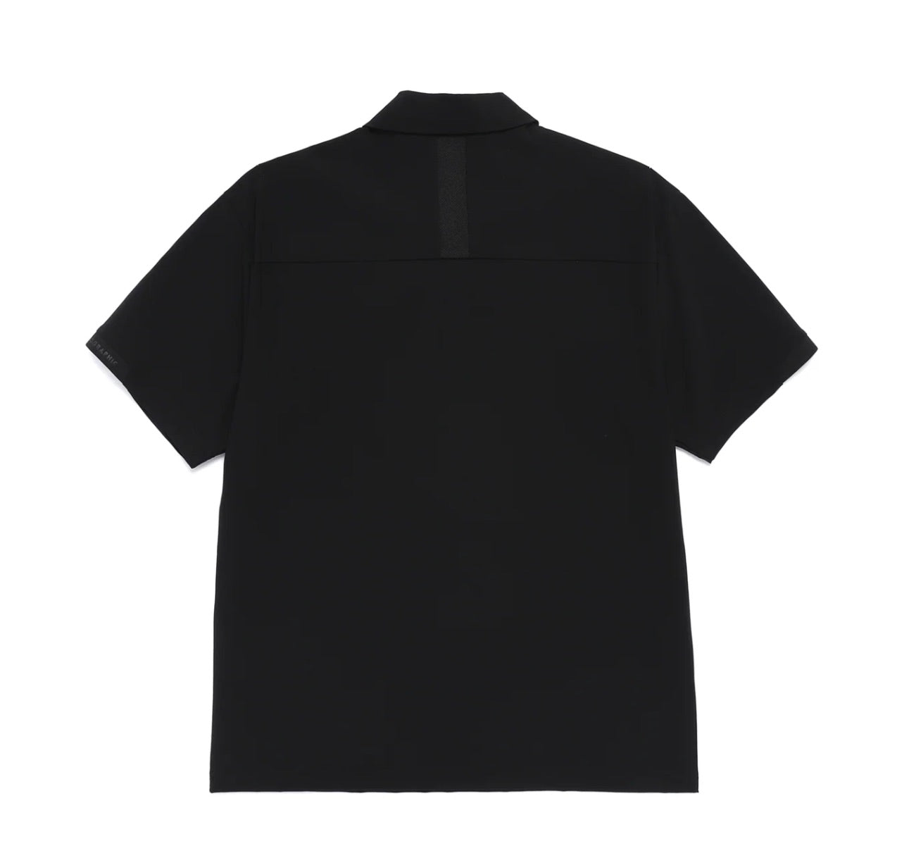 COOLING STRETCH SHORT SLEEVE POLO SHIRT BLACK