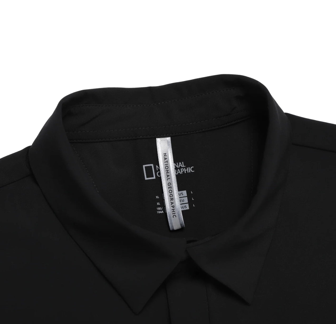 COOLING STRETCH SHORT SLEEVE POLO SHIRT BLACK