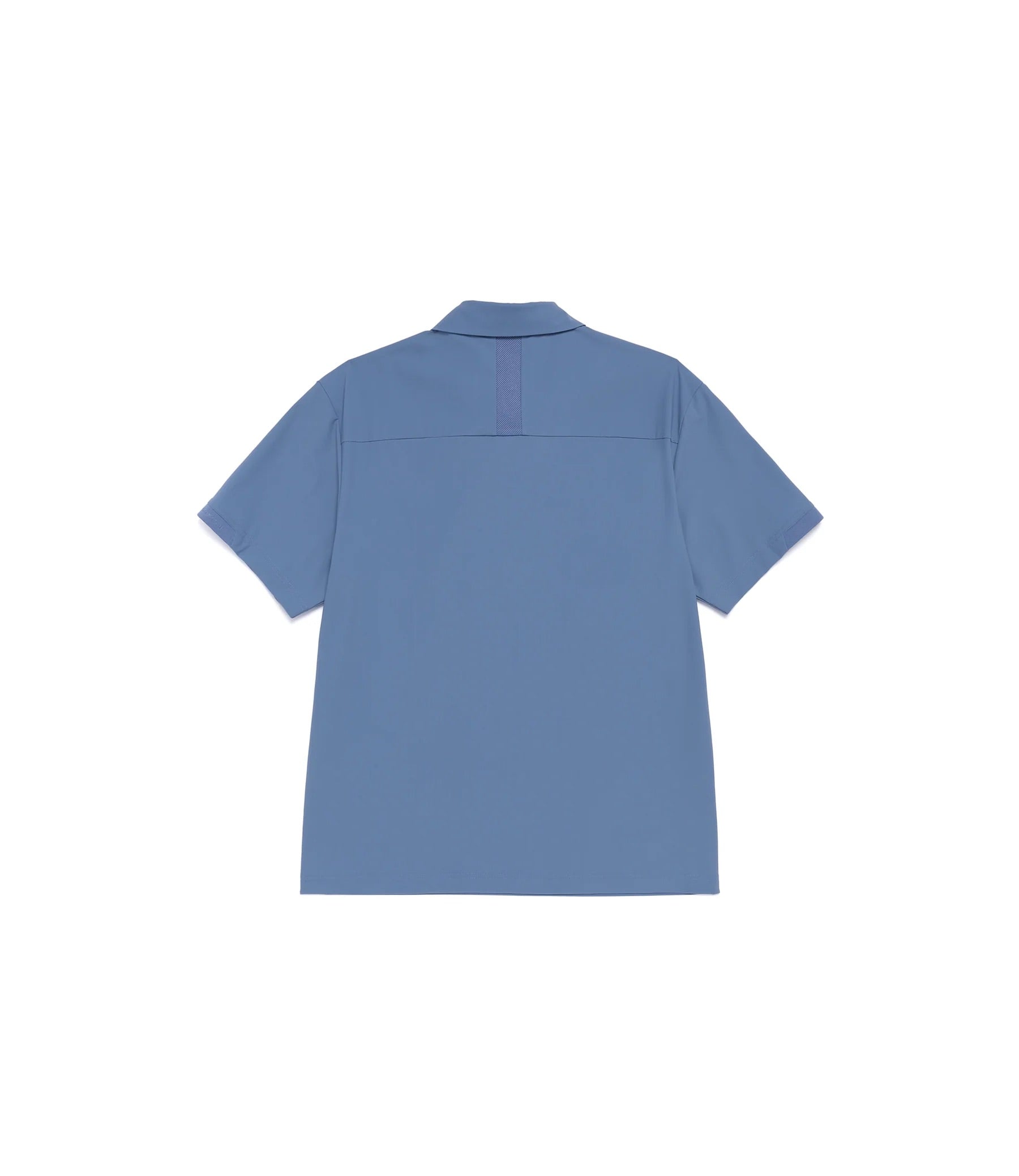 COOLING STRETCH SHORT SLEEVE POLO SHIRT MIDDLE BLUE