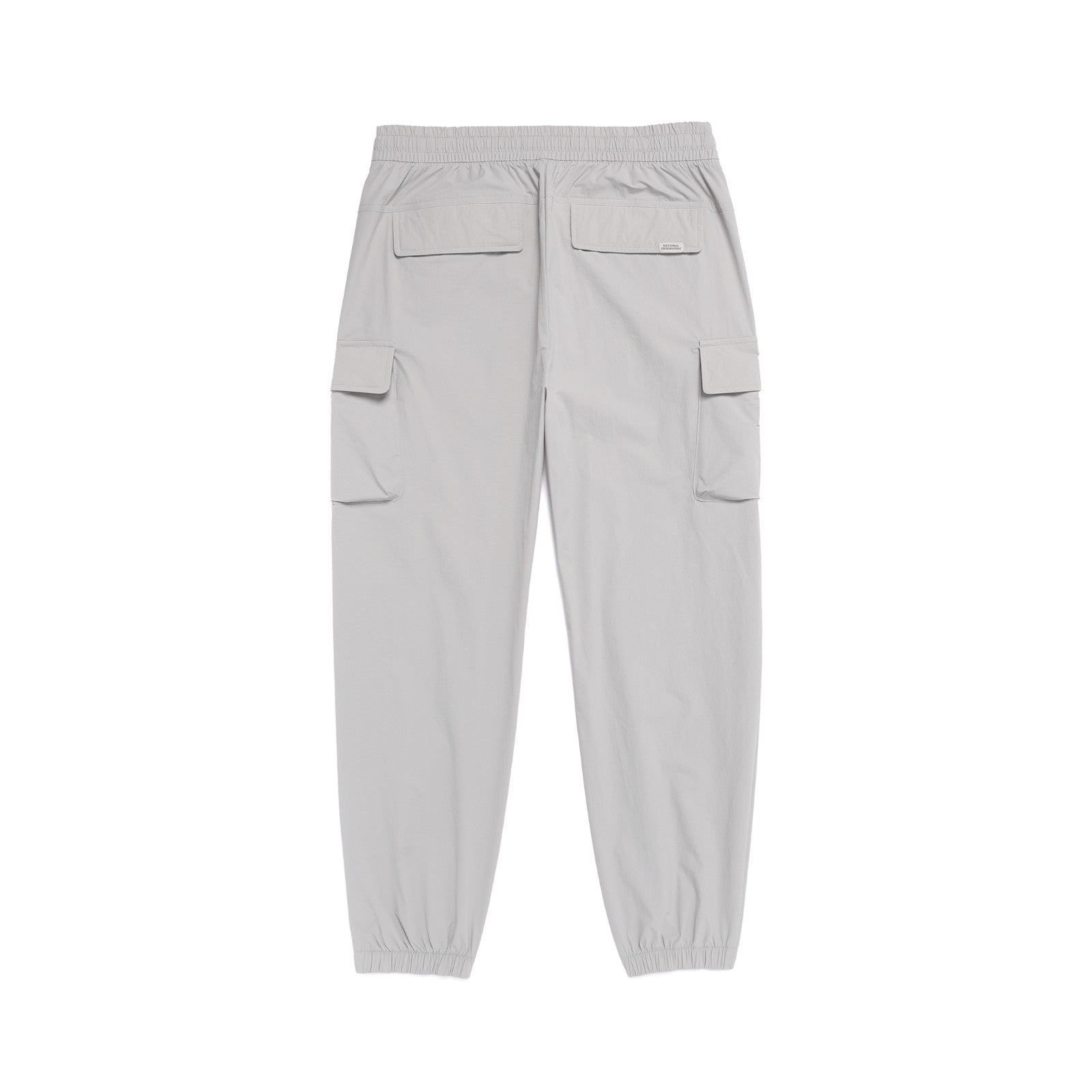 ADELIE STRETCH SEMI LOOSE FIT CARGO JOGGER PANTS L/GREY