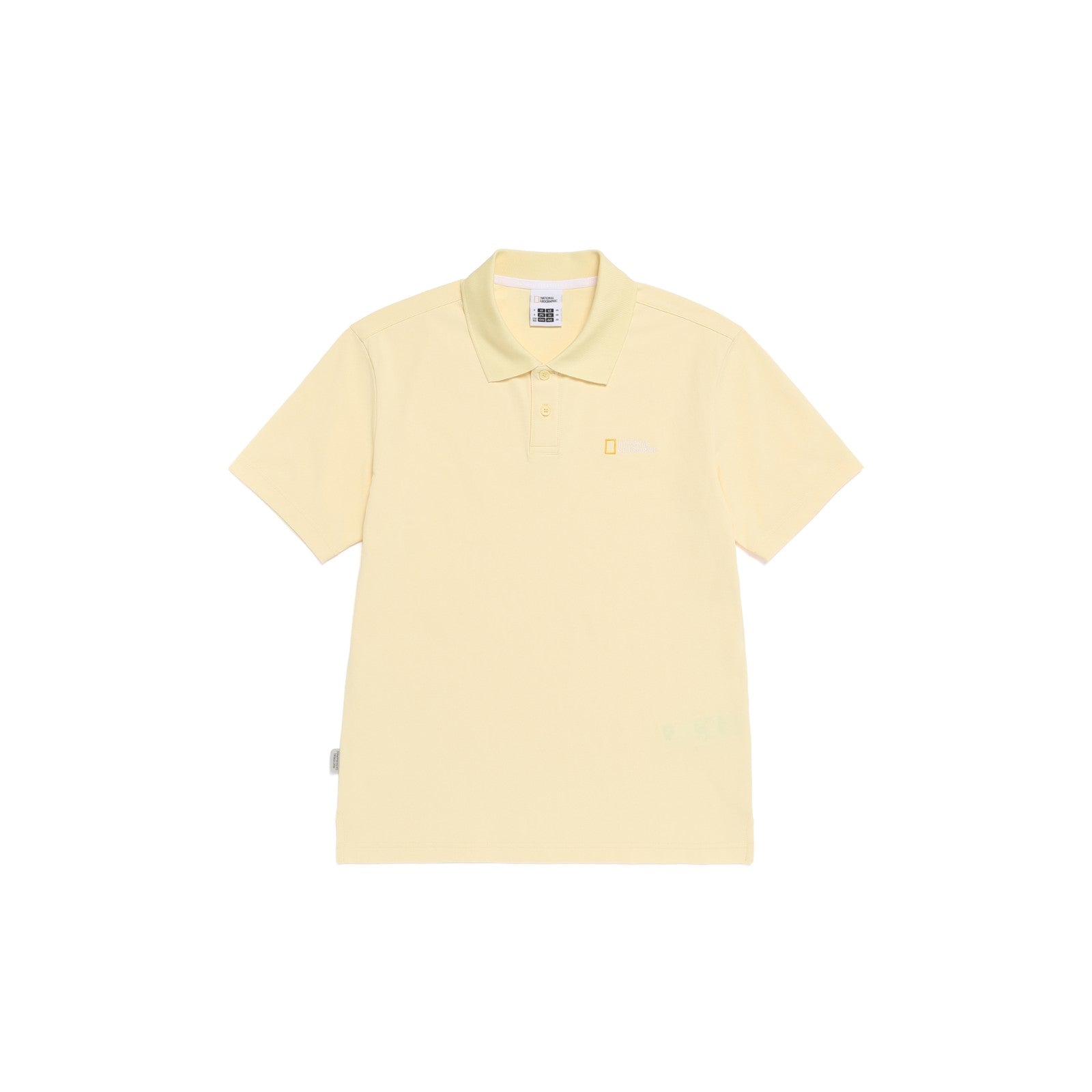 CARIDI PIQUE SHORT SLEEVE COLLAR T-SHIRT PALE YELLOW