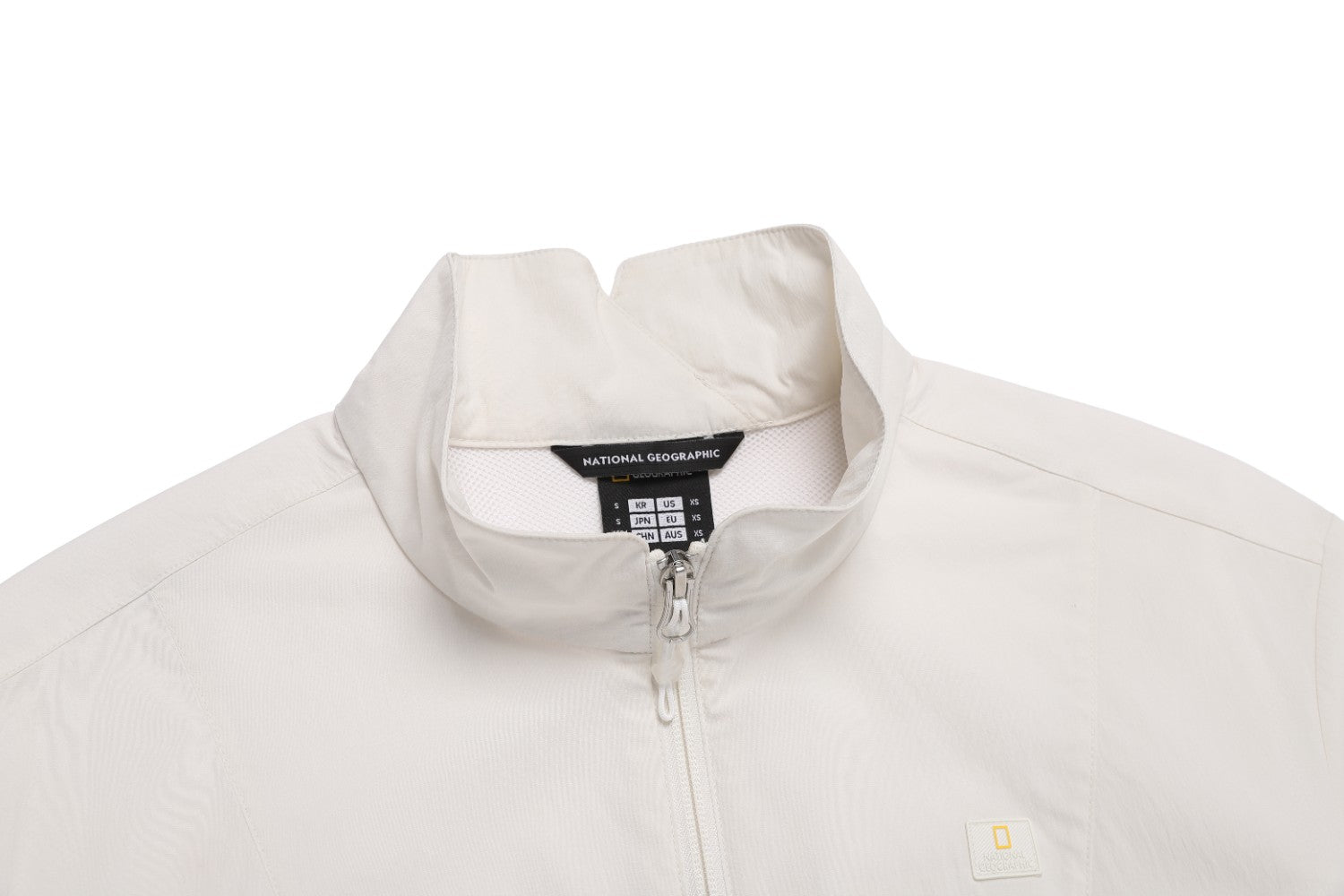 WOMEN'S FINET COOL-TOUCH STAND NECK JUMPER O/WHITE