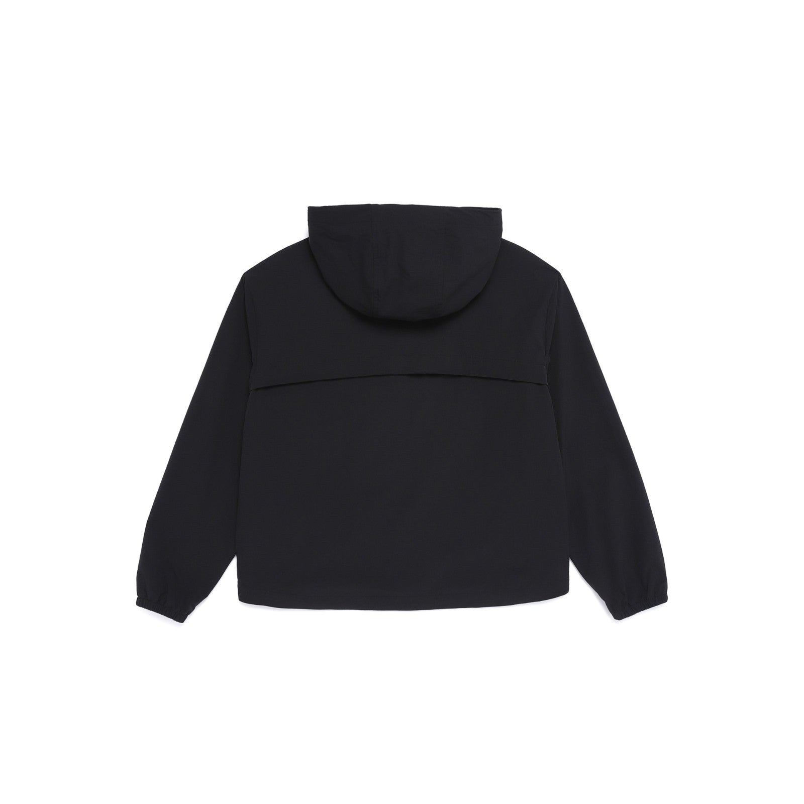 WOMEN'S ADELIE COOL-TOUCH STRETCH OVERFIT HOODED FULL ZIP-UP BLACK