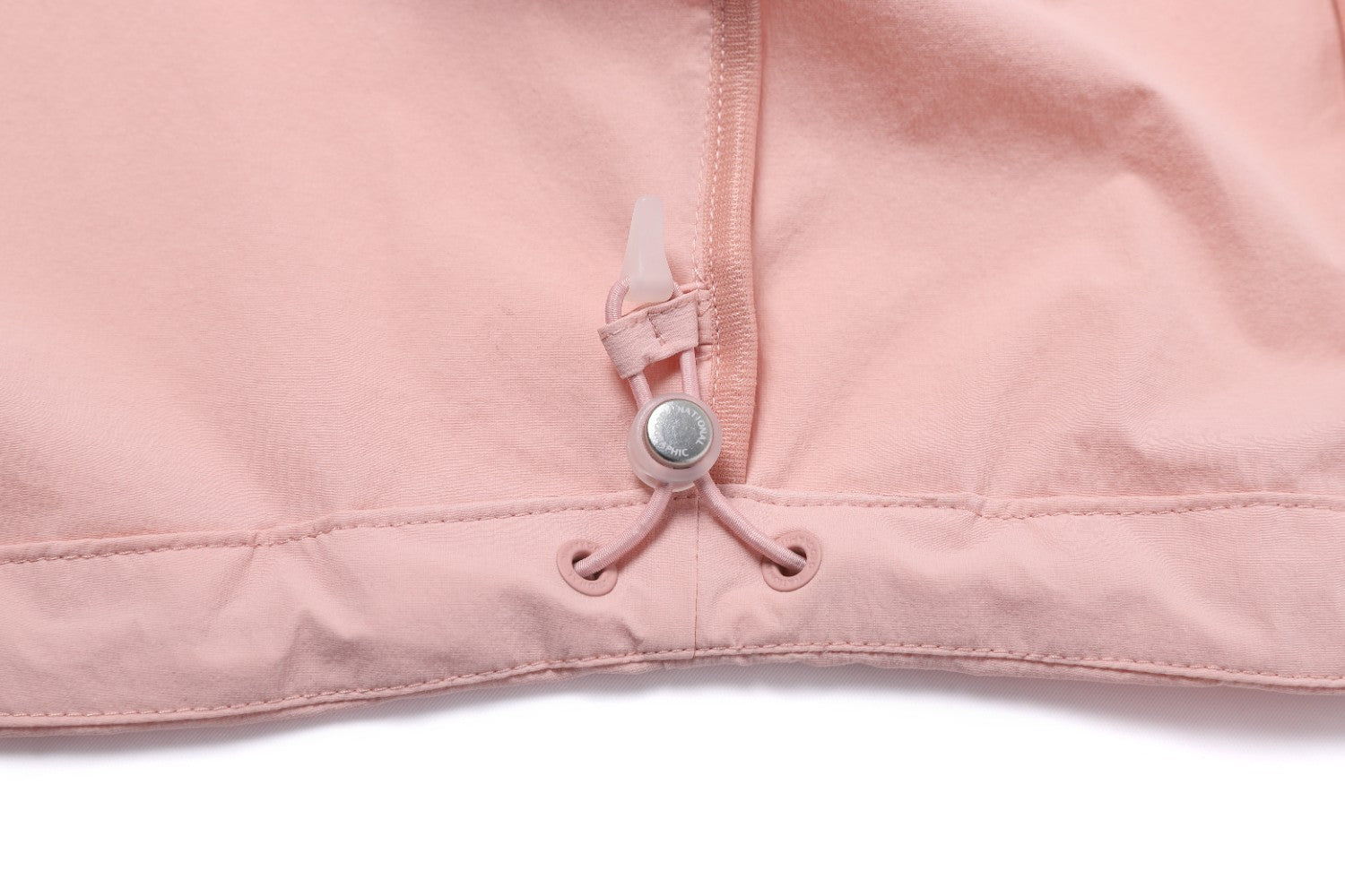 WOMEN'S ADELIE COOL-TOUCH STRETCH OVERFIT HOODED FULL ZIP-UP SILVER PINK
