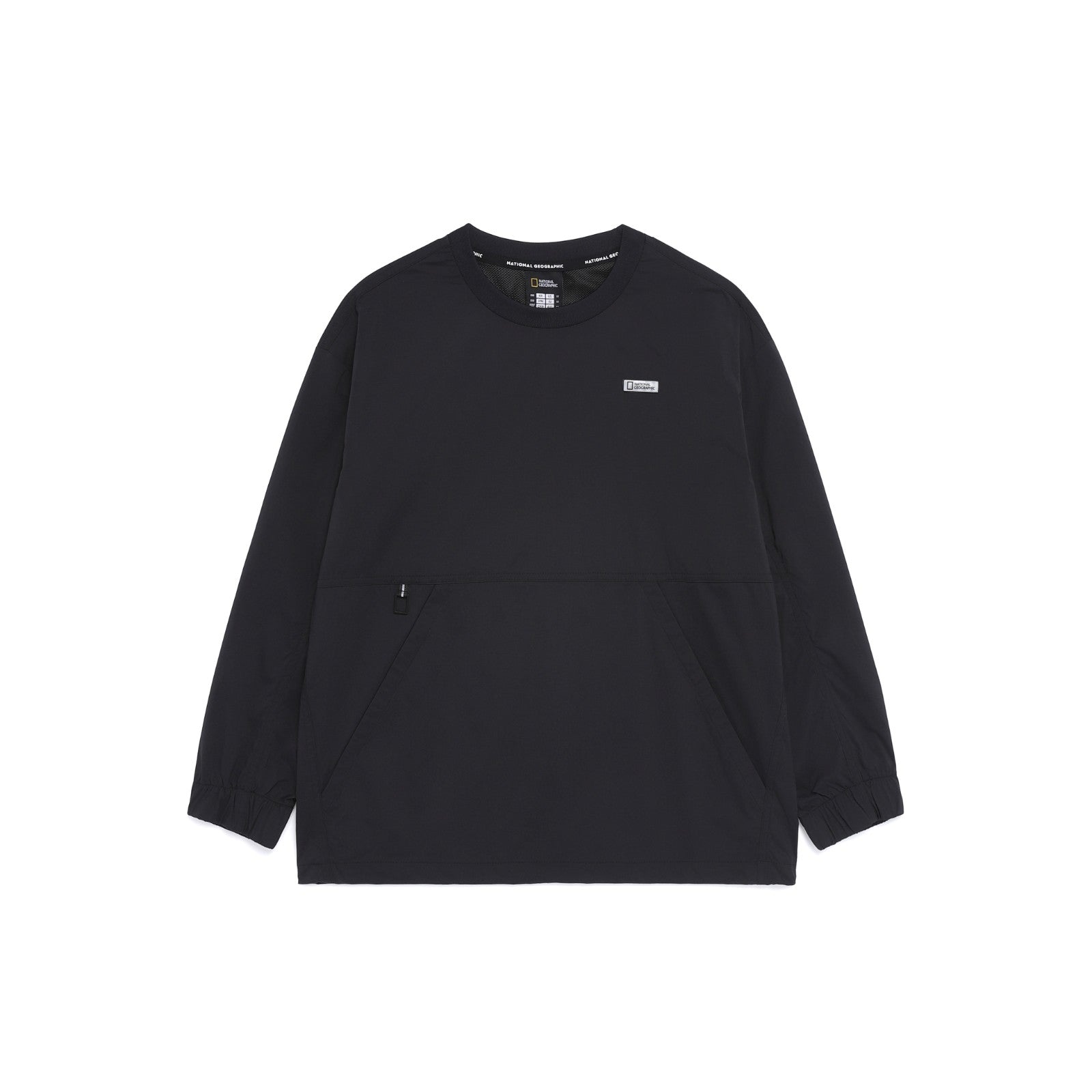 KIDS ADVENTURE AEROVENT VENTILATION WOVEN SWEATSHIRT CARBON BLACK