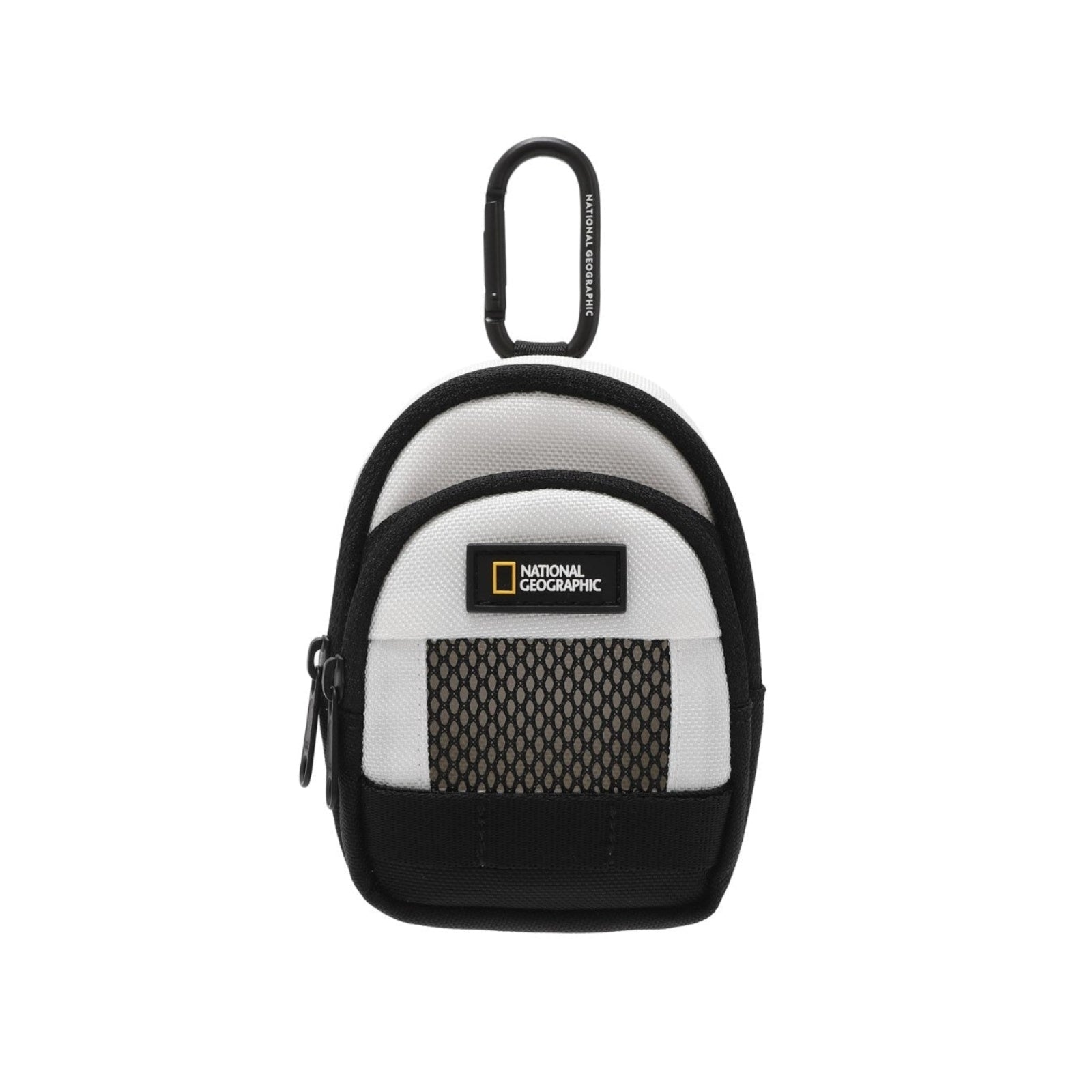 MESH BACKPACK POUCH WHITE