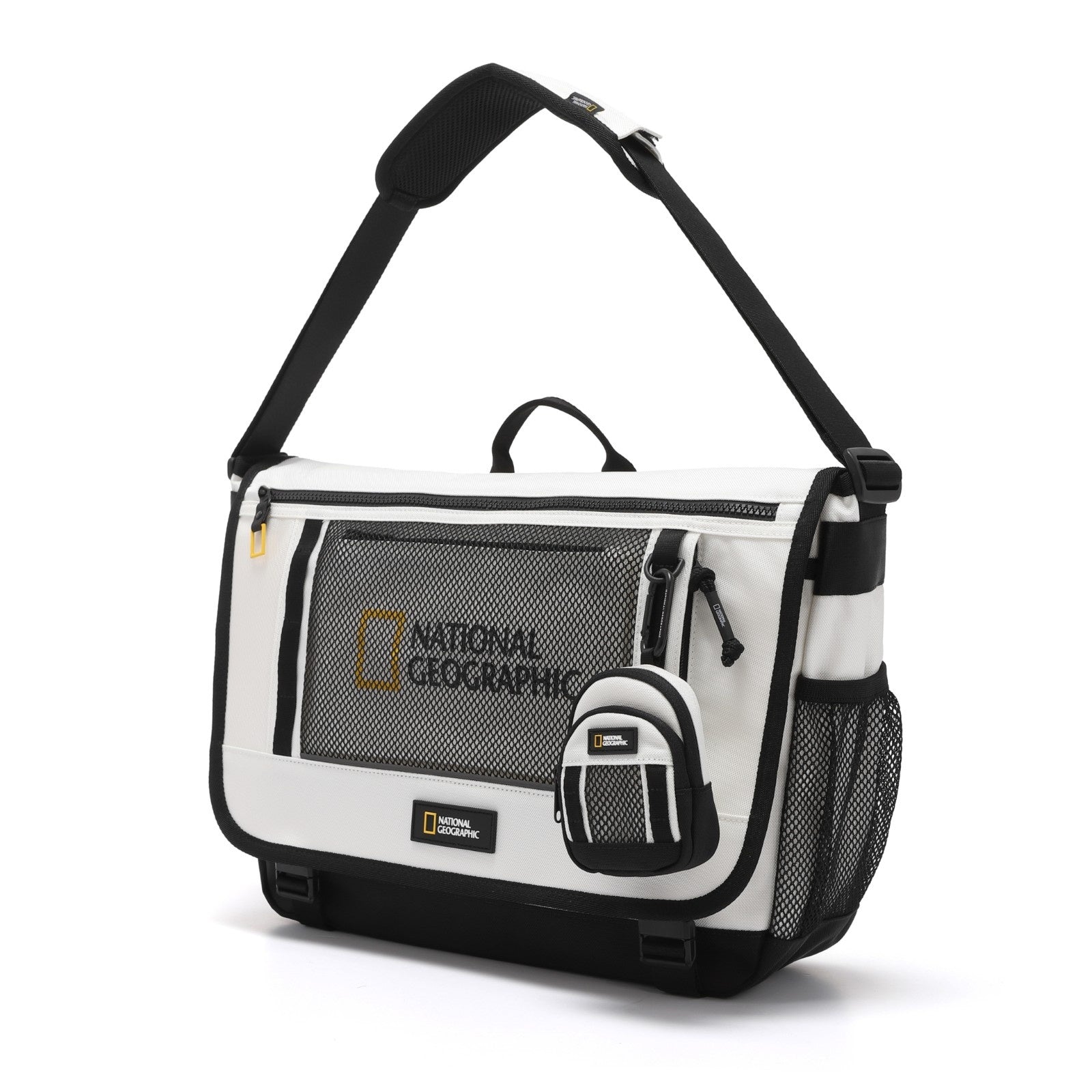 PACHI MESSENGER BAG 16" WHITE