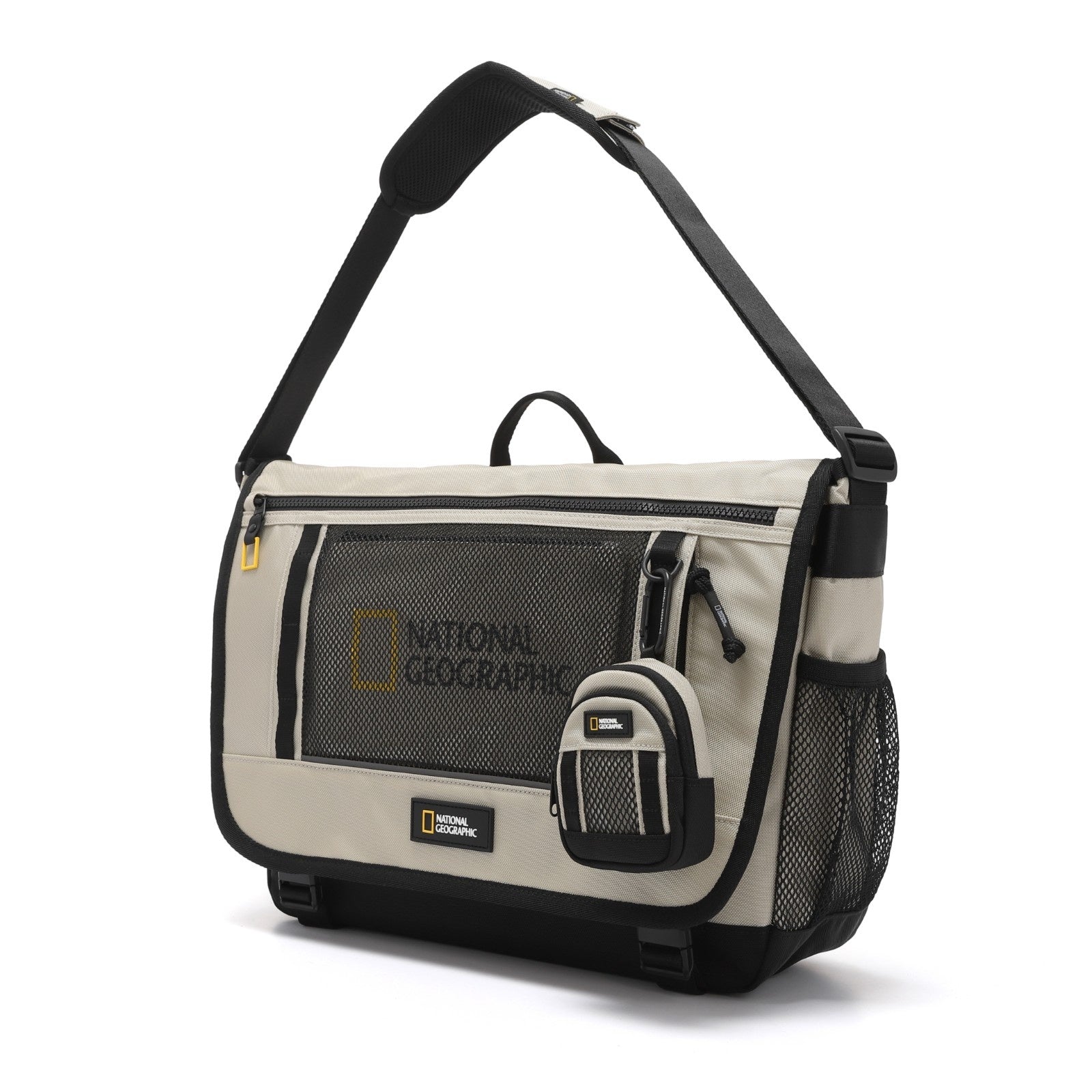 PACHI MESSENGER BAG 16" BEIGE