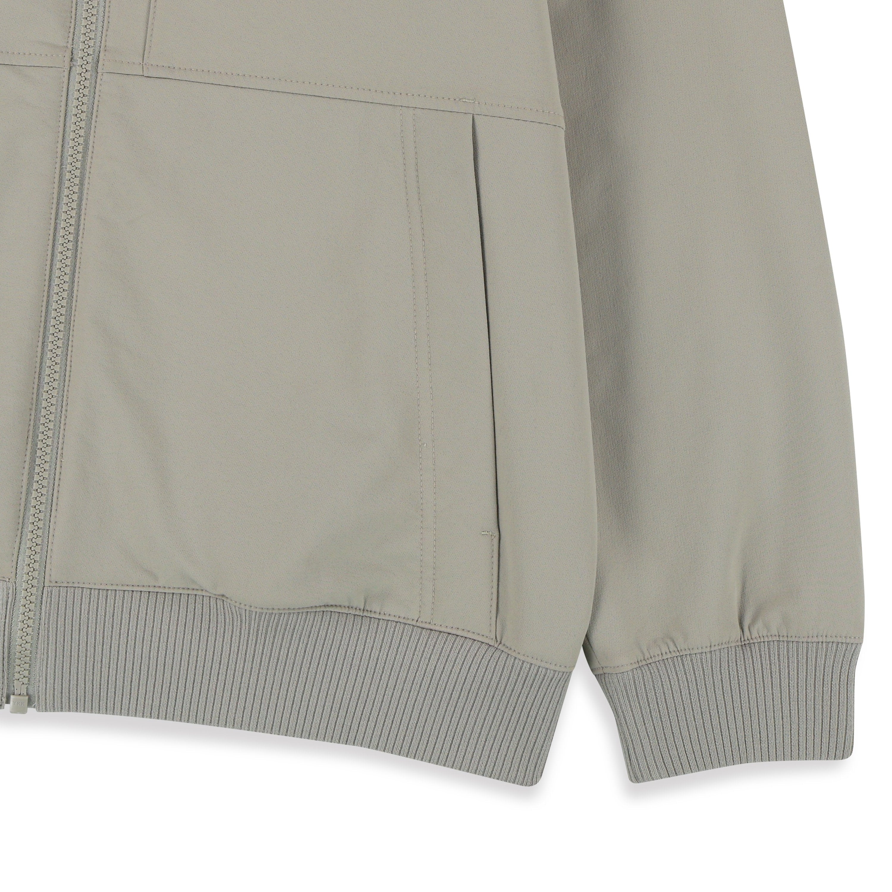 KIDS ADVENTURE ARCHELON DOUBLE-WARM HOODIE FULL ZIP UP GRAY BEIGE