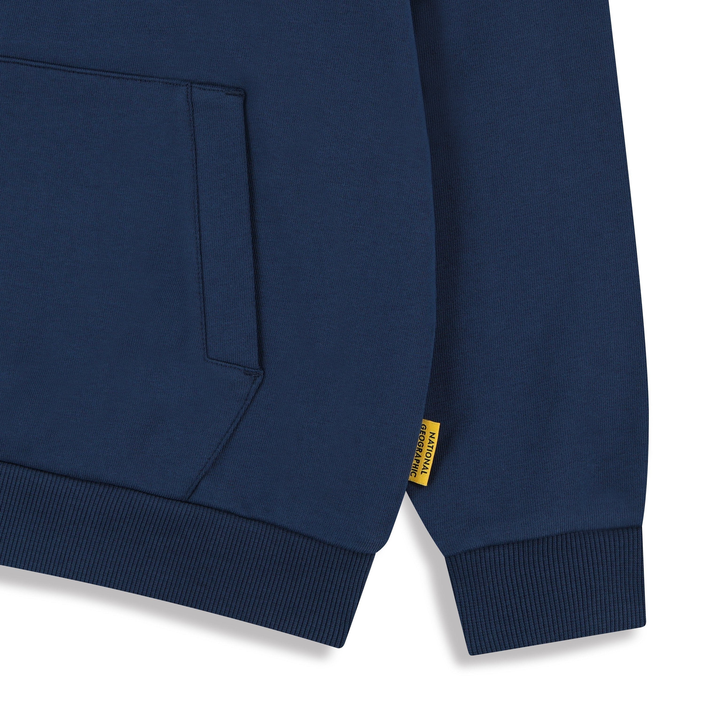KIDS SEASONAL BACKGRAPHIC HOODIE (BRUSHED) NAVY