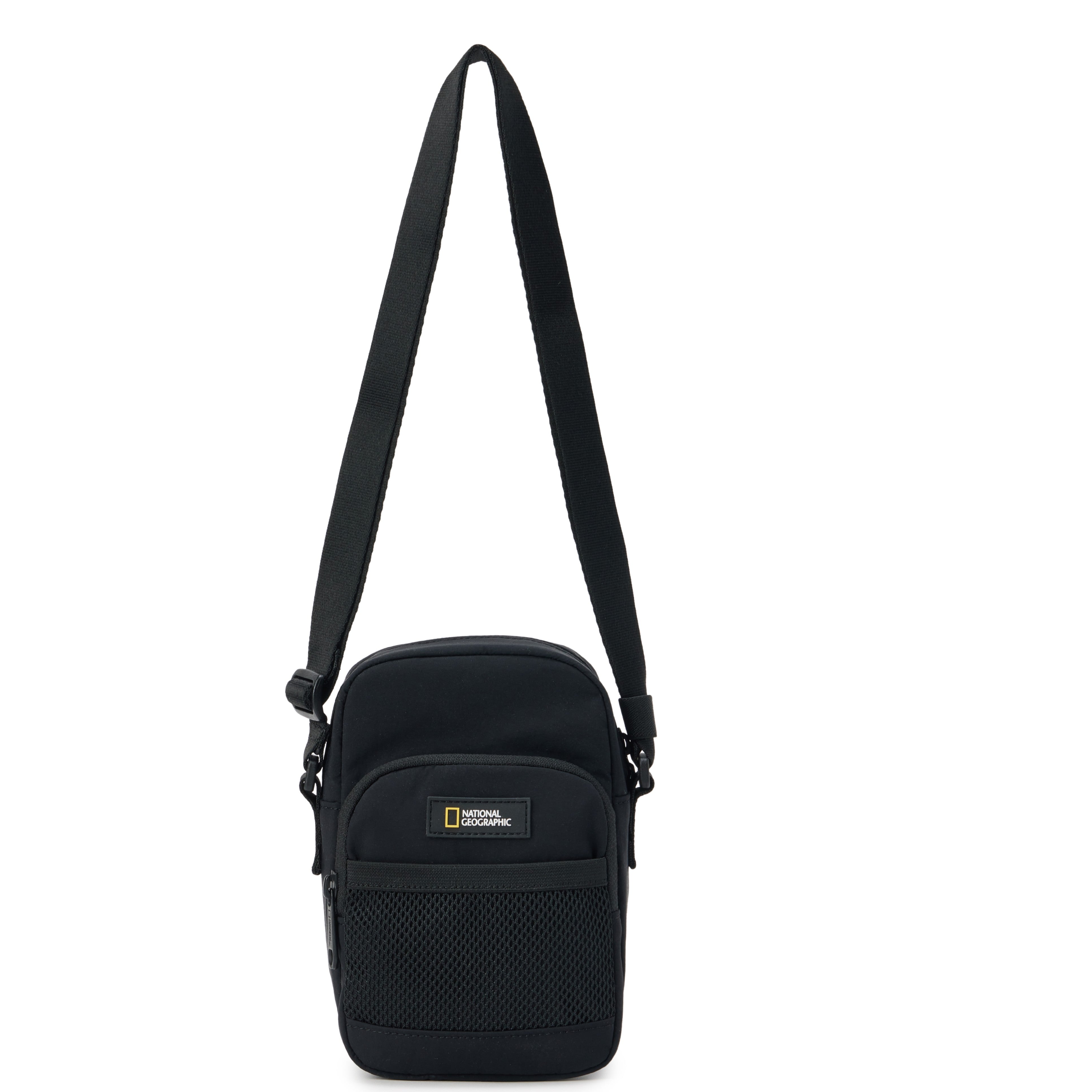 KIDS TWO POCKET MINI CROSS BAG BLACK