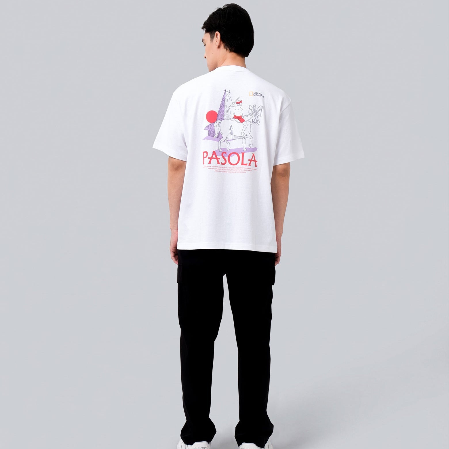 INDONESIA PASOLA T-SHIRT (SEMI OVER FIT) WHITE