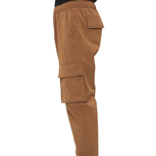ARCHELON STRETCHED WOVEN STRAIGHT PANTS S/ORANGE