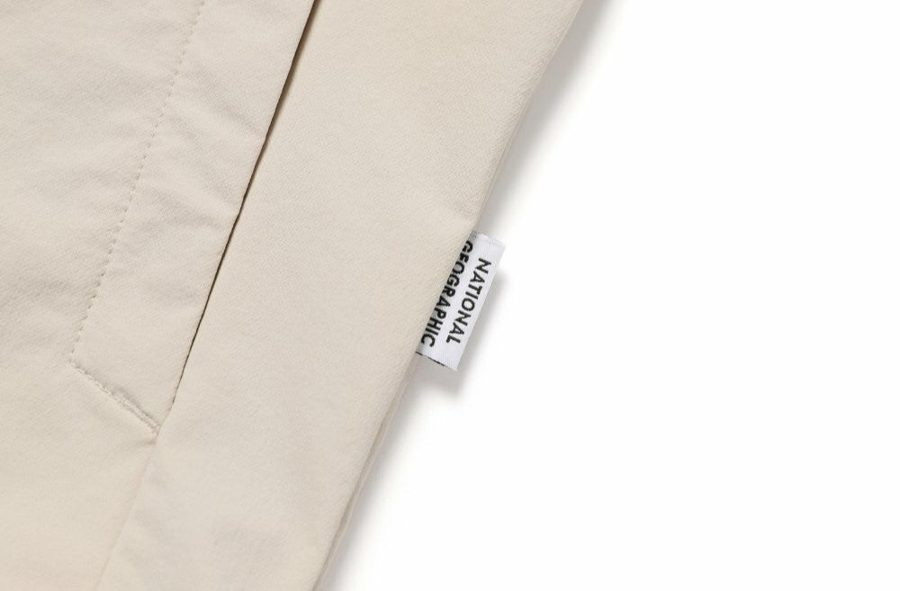 WOMEN'S ARCHELON STRETCHED WOVEN HOODIE ANORAK L/BEIGE