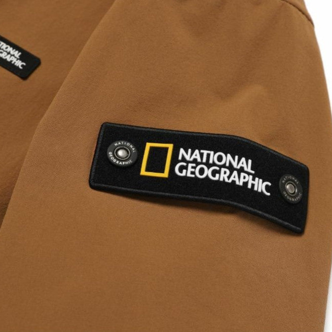 ARCHELON STRETCHED WOVEN ZIP-UP HOODIE S/ORANGE