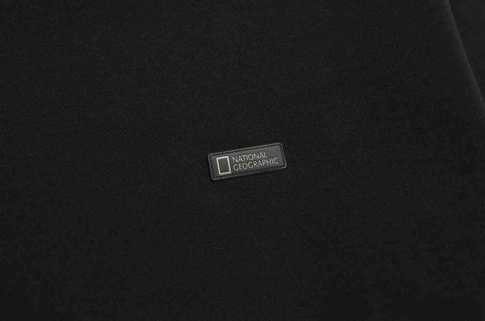 CANI SLEEVE POCKET SMALL LOGO SEMI-OVERFIT SWEATSHIRT CARBON BLACK