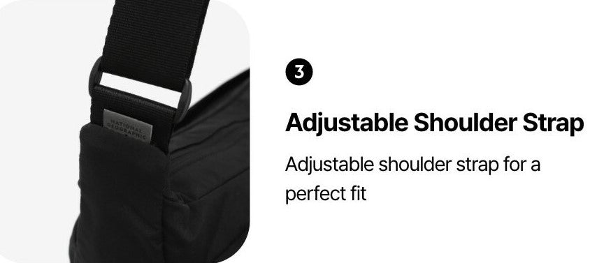 DOUBLE POCKET CROSSBODY BAG BLACK