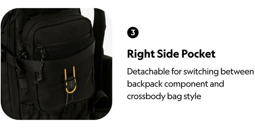 FIELD ENGINEERED BACKPACK BLACK