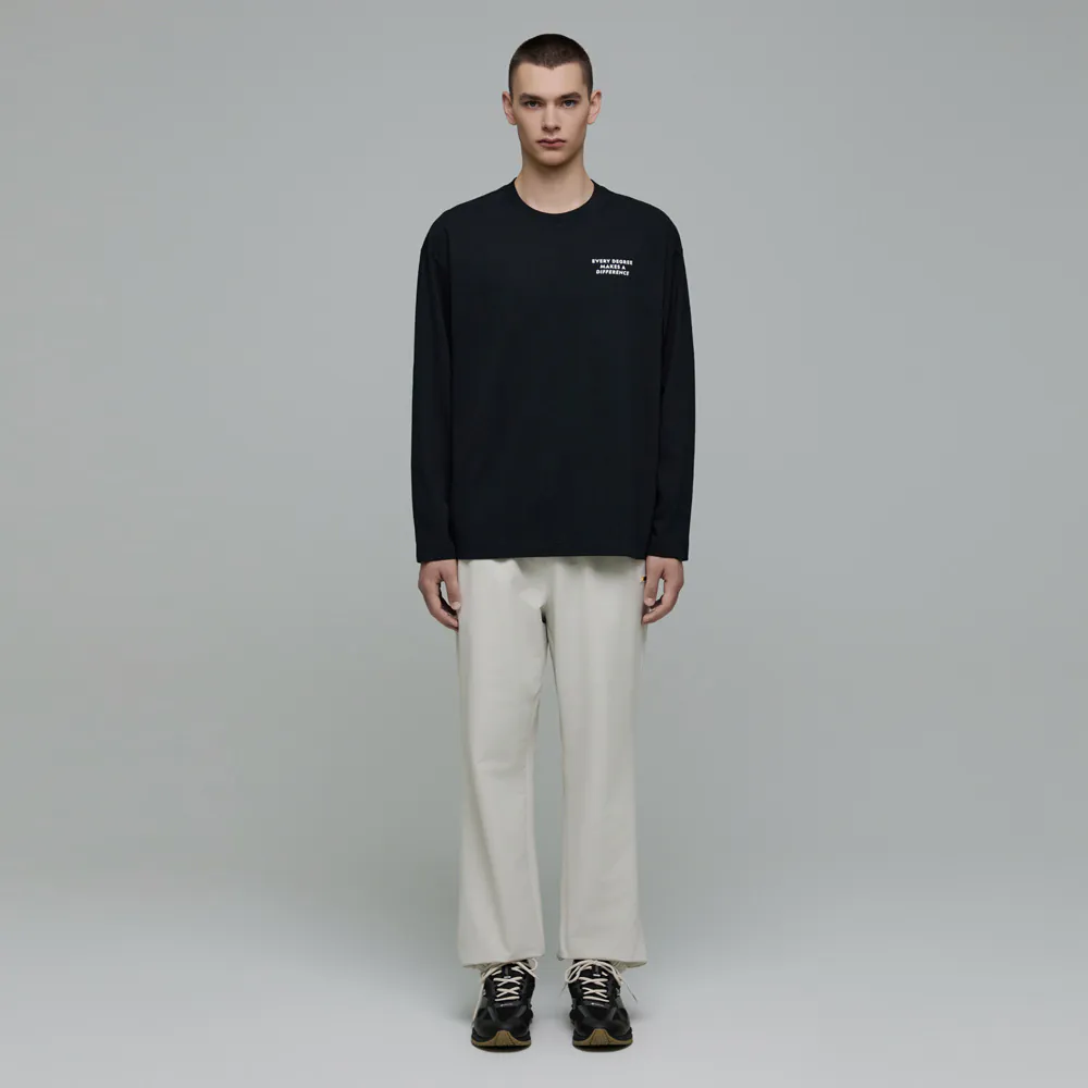 GLACIER CONCEPT GRAPHIC L/TEE CARBON BLACK