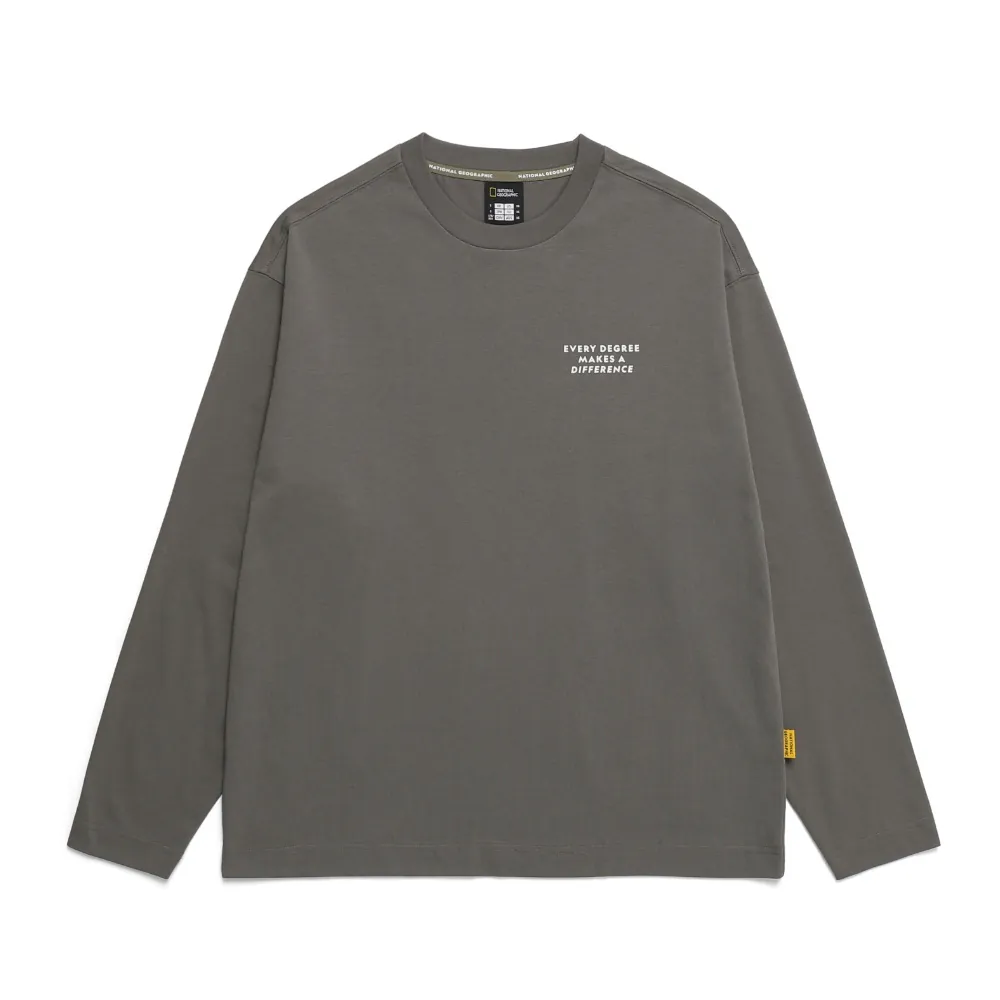 GLACIER CONCEPT GRAPHIC L/TEE STONE GREY