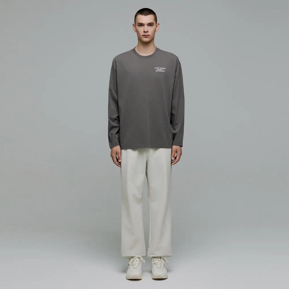 GLACIER CONCEPT GRAPHIC L/TEE STONE GREY