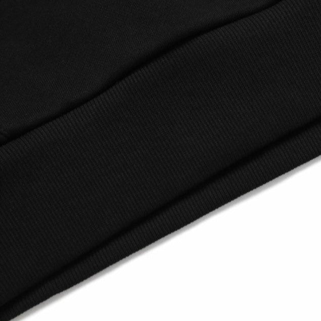GLACIER CONCEPT GRAPHIC SEMI-OVERSIZE HOODIE CARBON BLACK
