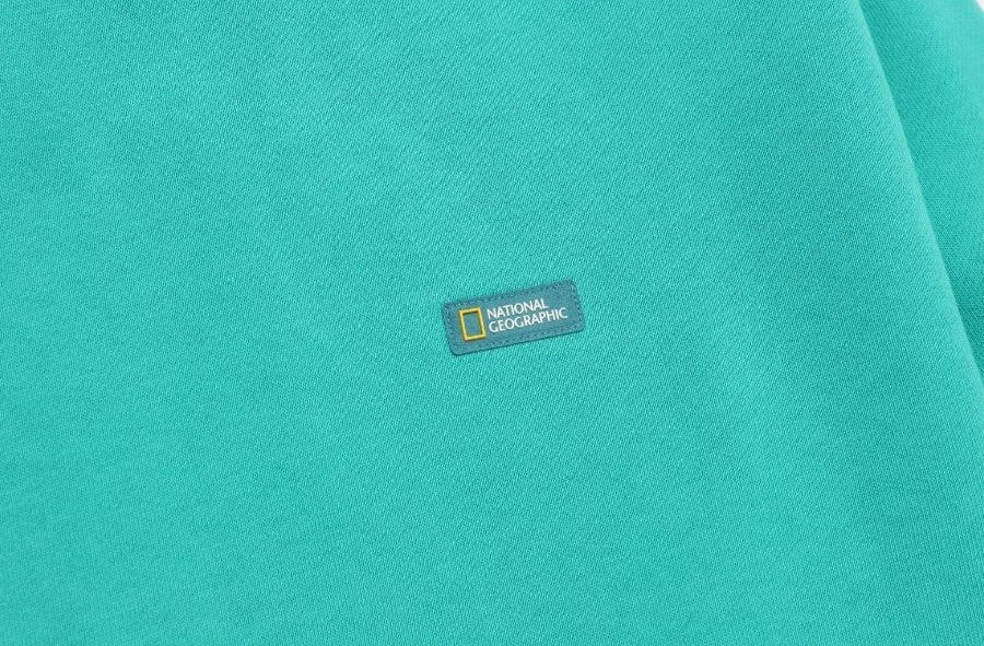 UNISEX GLACIER GRAPHIC SEMI-OVERSIZED SWEATSHIRT - MINT
