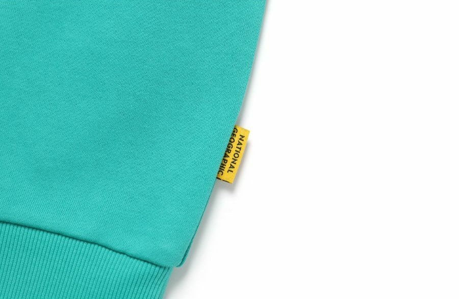 UNISEX GLACIER GRAPHIC SEMI-OVERSIZED SWEATSHIRT - MINT