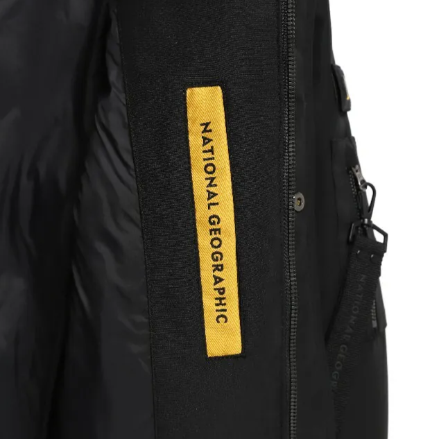 WOMEN'S TARUGA FUR TRIM HOODIE DOWN JACKET CARBON BLACK