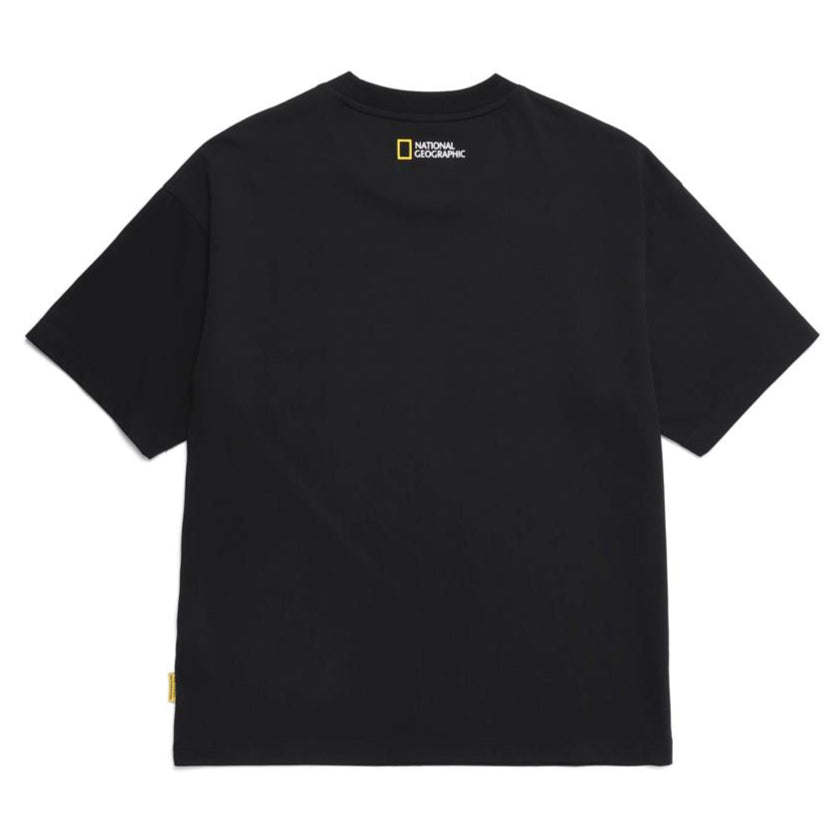 UNISEX SEMI-OVER FIT SUPIMA H/TEE CARBON BLACK