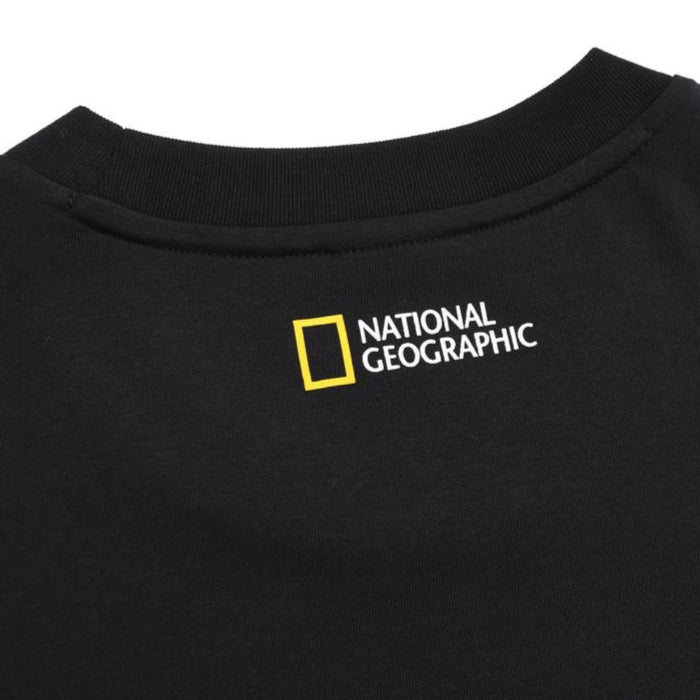 UNISEX SEMI-OVER FIT SUPIMA H/TEE CARBON BLACK