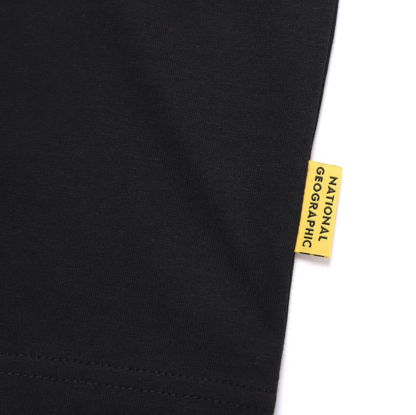 UNISEX SEMI-OVER FIT SUPIMA H/TEE CARBON BLACK