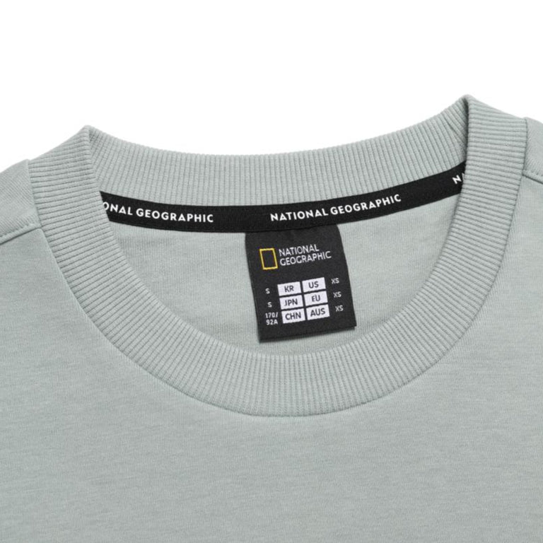 ANIMAL WAPPEN SEMI OVER FIT SWEATSHIRT KHAKI GREEN