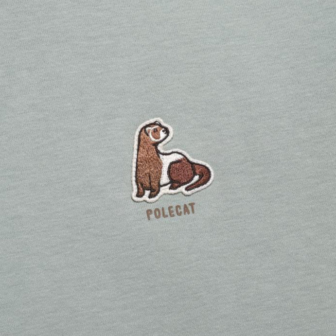 ANIMAL WAPPEN SEMI OVER FIT SWEATSHIRT KHAKI GREEN