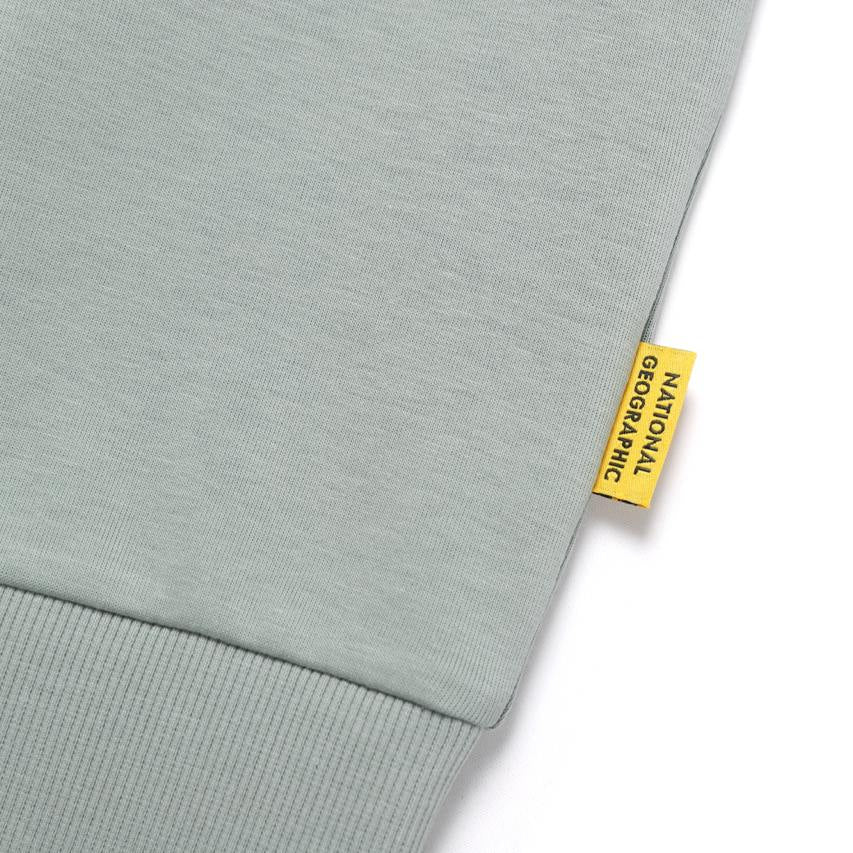 ANIMAL WAPPEN SEMI OVER FIT SWEATSHIRT KHAKI GREEN