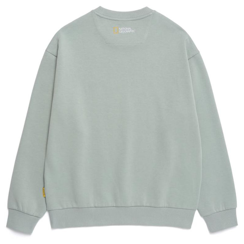 ANIMAL WAPPEN SEMI OVER FIT SWEATSHIRT KHAKI GREEN