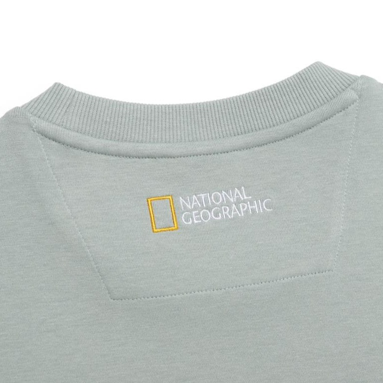 ANIMAL WAPPEN SEMI OVER FIT SWEATSHIRT KHAKI GREEN