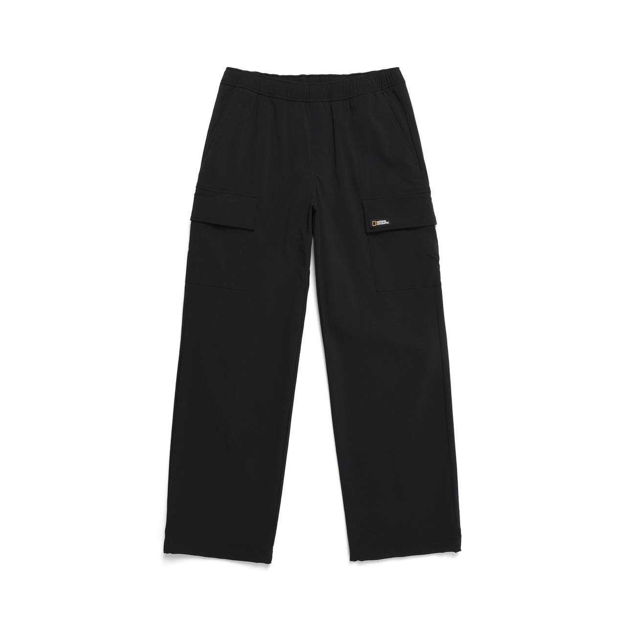 ARCHELON STRETCHED WOVEN STRAIGHT PANTS CARBON BLACK
