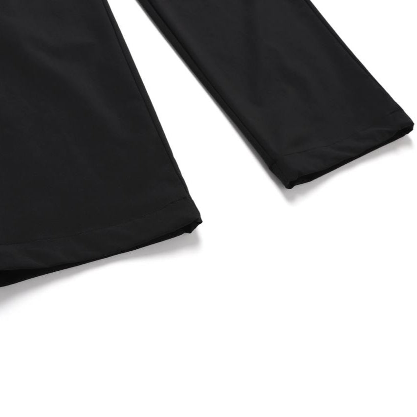 ARCHELON STRETCHED WOVEN STRAIGHT PANTS CARBON BLACK