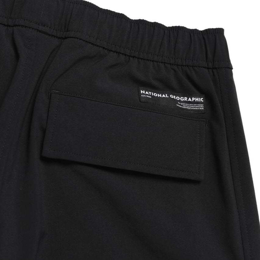 ARCHELON STRETCHED WOVEN STRAIGHT PANTS CARBON BLACK