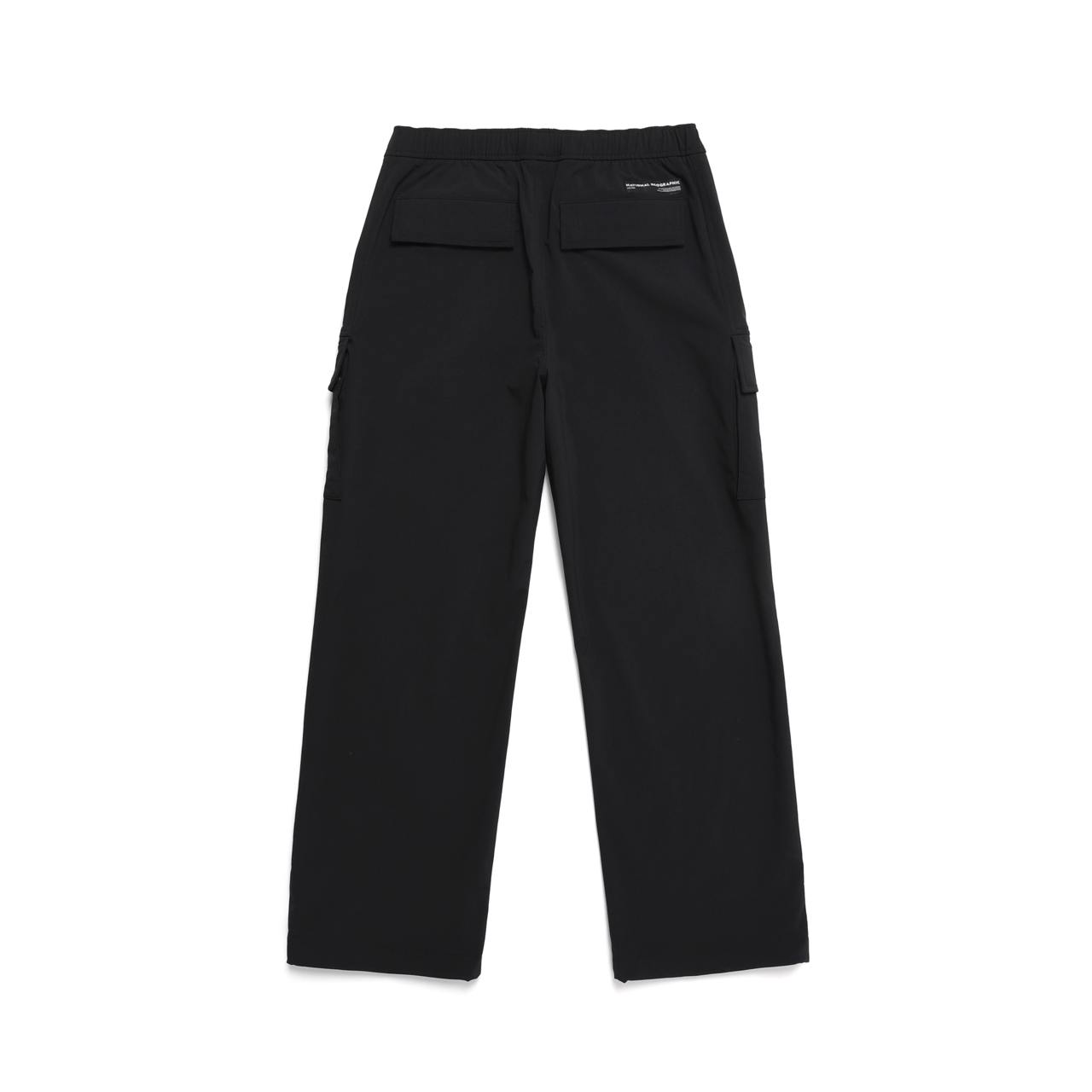 ARCHELON STRETCHED WOVEN STRAIGHT PANTS CARBON BLACK