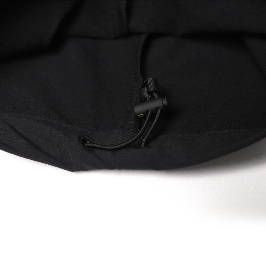 ARCHELON STRETCHED WOVEN STRAIGHT PANTS CARBON BLACK