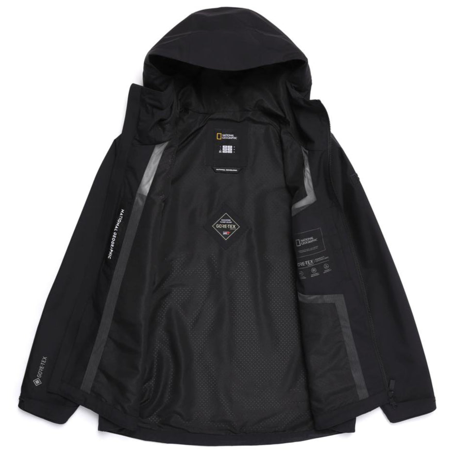 ATLAS GORE-TEX WATERPROOF JACKET CARBON BLACK