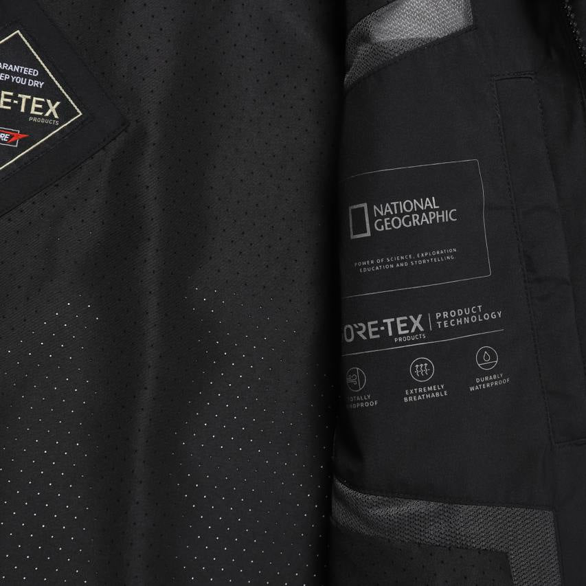 ATLAS GORE-TEX WATERPROOF JACKET CARBON BLACK