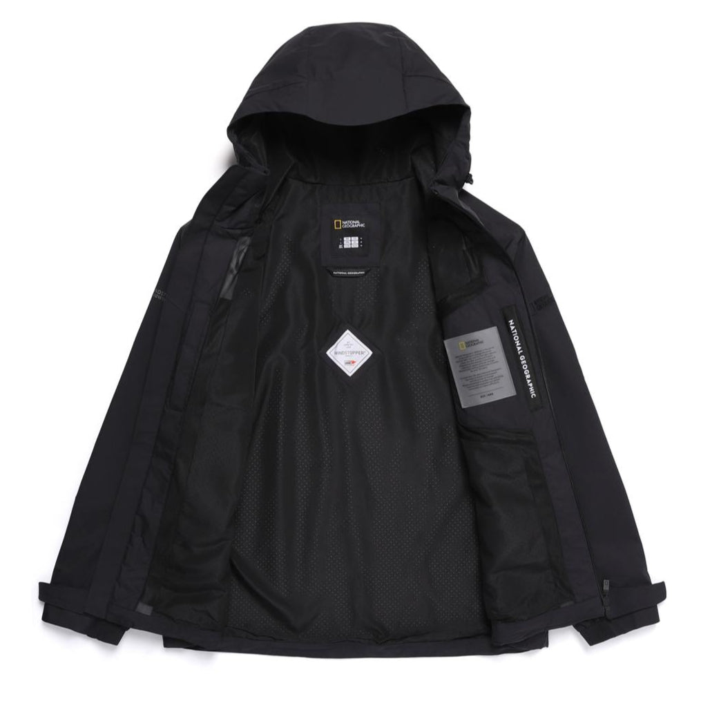ATLAS WINDSTOPPER BY GORE-TEX LABS 2L JACKET CARBON BLACK