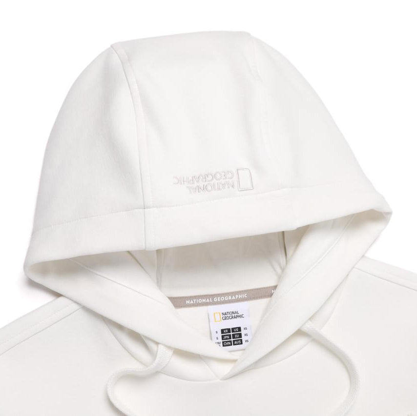 FOLHAS BIG LOGO BASIC FIT HOODIE IVORY