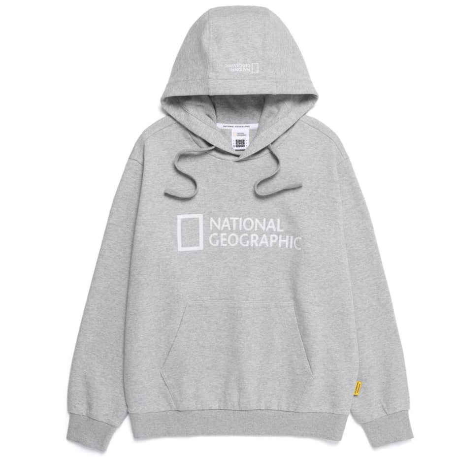 FOLHAS BIG LOGO BASIC FIT HOODIE M/GREY