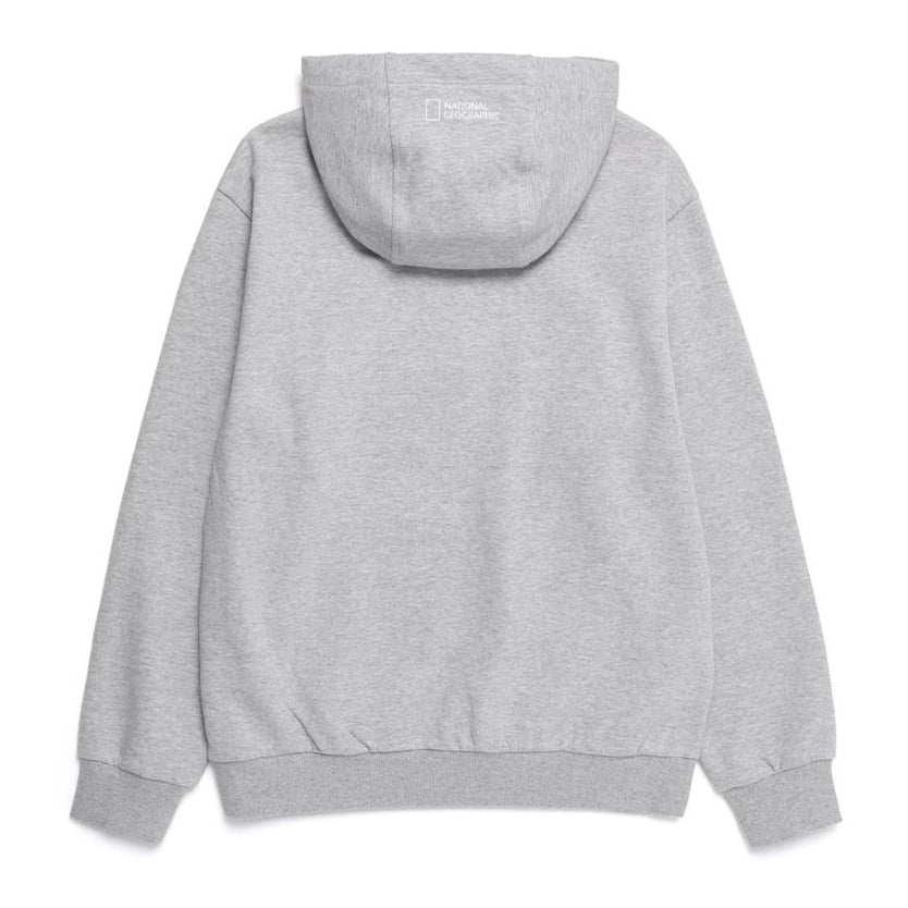 FOLHAS BIG LOGO BASIC FIT HOODIE M/GREY