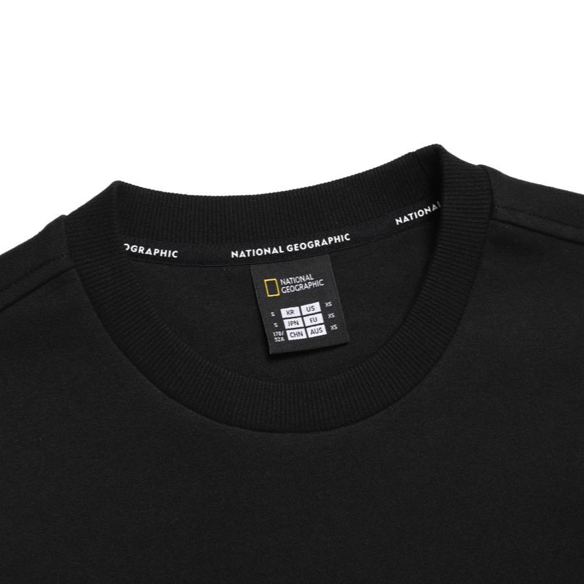FOLHAS BIG LOGO BASIC FIT SWEATSHIRT CARBON BLACK